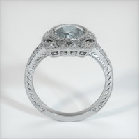 1.83 Ct. Greenish Blue Sapphire Ring, 14K White Gold 3