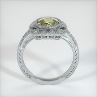 1.93 Ct. Greenish Yellow Sapphire Ring, 14K White Gold 3