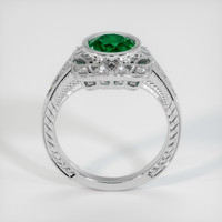 1.20 Ct. Emerald Ring, 18K White Gold 3