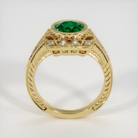 1.20 Ct. Emerald Ring, 18K Yellow Gold 3