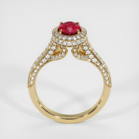 1.06 Ct. Ruby Ring, 18K Yellow Gold 3