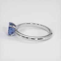 0.89 Ct. Blue Sapphire Ring, Platinum 950 4
