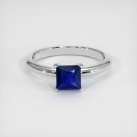 1.15 Ct. Blue Sapphire Ring, Platinum 950 1