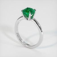 1.43 Ct. Emerald Ring, Platinum 950 2