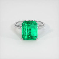 5.77 Ct. Emerald  Ring - Platinum 950