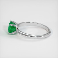 1.13 Ct. Emerald Ring, Platinum 950 4