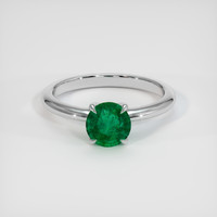 1.15 Ct. Emerald Ring, Platinum 950 1