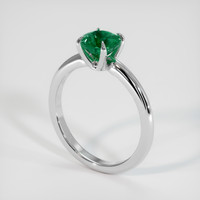 1.15 Ct. Emerald Ring, Platinum 950 2