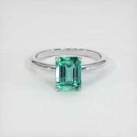 1.80 Ct. Emerald Ring, Platinum 950 1