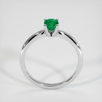 0.39 Ct. Emerald Ring, Platinum 950 3
