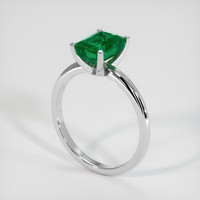 1.71 Ct. Emerald Ring, Platinum 950 2