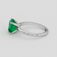 3.37 Ct. Emerald Ring, Platinum 950 4