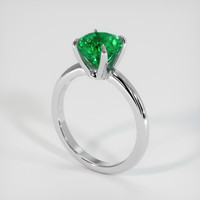 1.65 Ct. Emerald Ring, Platinum 950 2