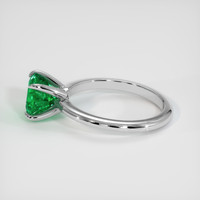 1.65 Ct. Emerald Ring, Platinum 950 4