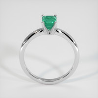 0.76 Ct. Emerald Ring, Platinum 950 3