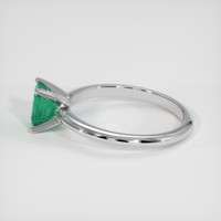 0.76 Ct. Emerald Ring, Platinum 950 4