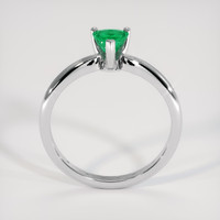 0.39 Ct. Emerald Ring, Platinum 950 3