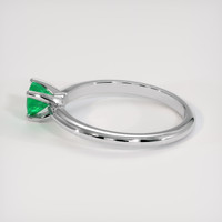 0.39 Ct. Emerald Ring, Platinum 950 4