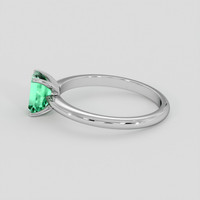 0.90 Ct. Emerald Ring, Platinum 950 4