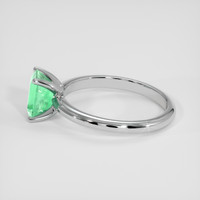 1.00 Ct. Emerald Ring, Platinum 950 4