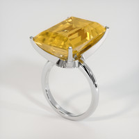 15.02 Ct. Gemstone Ring, Platinum 950 2