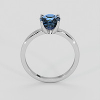 1.71 Ct. Blue Cobalt Spinel Ring, Platinum 950 3