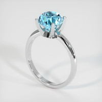 3.38 Ct. Gemstone Ring, Platinum 950 2