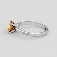 1.14 Ct. Pinkish Orange Spinel Ring, Platinum 950 4