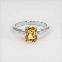 1.77 Ct. Gemstone Ring, Platinum 950 1