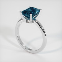 2.72 Ct. Gemstone Ring, Platinum 950 2