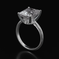 4.74 Ct. Gemstone Ring, Platinum 950 2