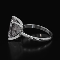 4.74 Ct. Gemstone Ring, Platinum 950 4