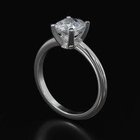 1.18 Ct. Gemstone Ring, Platinum 950 2