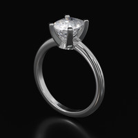 1.40 Ct. Gemstone Ring, Platinum 950 2