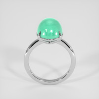 8.43 Ct. Bluish Green Paraiba Tourmaline Ring, Platinum 950 3