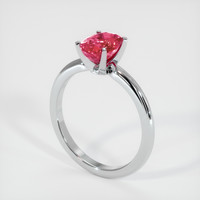2.10 Ct. Sapphire Ring, Platinum 950 2