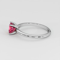 1.07 Ct. Padparadscha Sapphire Ring, Platinum 950 4