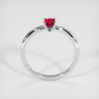 0.63 Ct. Ruby Ring, Platinum 950 3