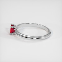 0.63 Ct. Ruby Ring, Platinum 950 4