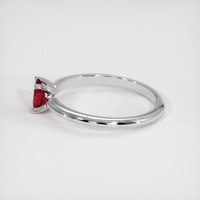 0.59 Ct. Ruby Ring, Platinum 950 4