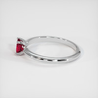 0.43 Ct. Ruby Ring, Platinum 950 4