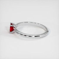 0.47 Ct. Ruby Ring, Platinum 950 4