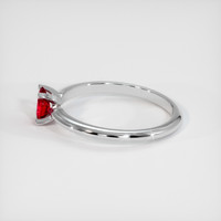 0.50 Ct. Ruby Ring, Platinum 950 4