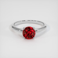 1.64 Ct. Ruby Ring, Platinum 950 1