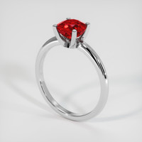 1.64 Ct. Ruby Ring, Platinum 950 2