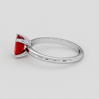 1.24 Ct. Ruby Ring, Platinum 950 4