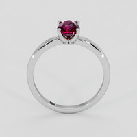 1.02 Ct. Purplish Red Ruby Ring, Platinum 950 3