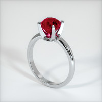 1.51 Ct. Ruby Ring, Platinum 950 2