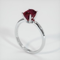 2.02 Ct. Ruby Ring, Platinum 950 2