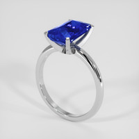 4.02 Ct. Blue Sapphire Ring, Platinum 950 2